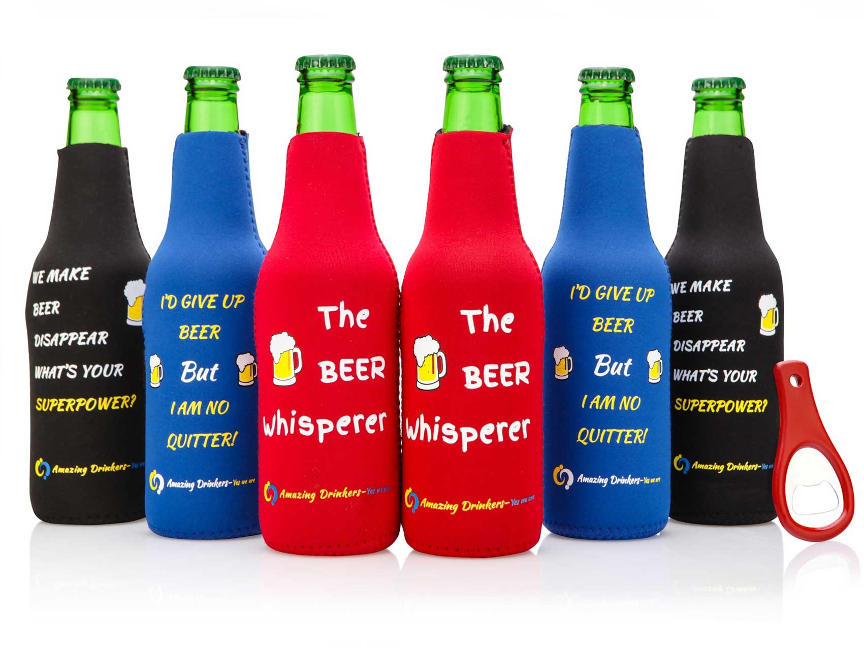 12OZ Neoprene Sublimated Bottle Cooler