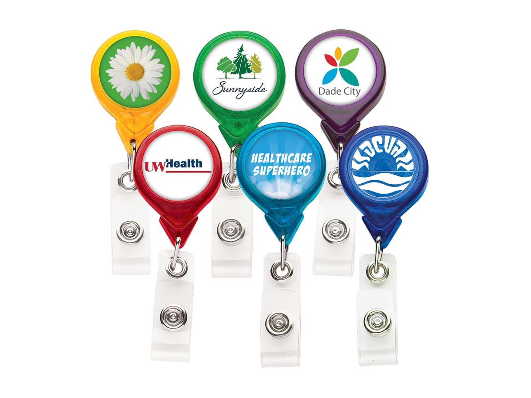  Outdoor Carabiner Badge Reel